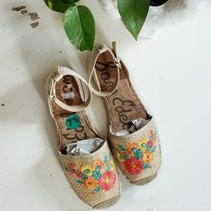 SAM EDELMAN • Jemmie Floral Espadrille 